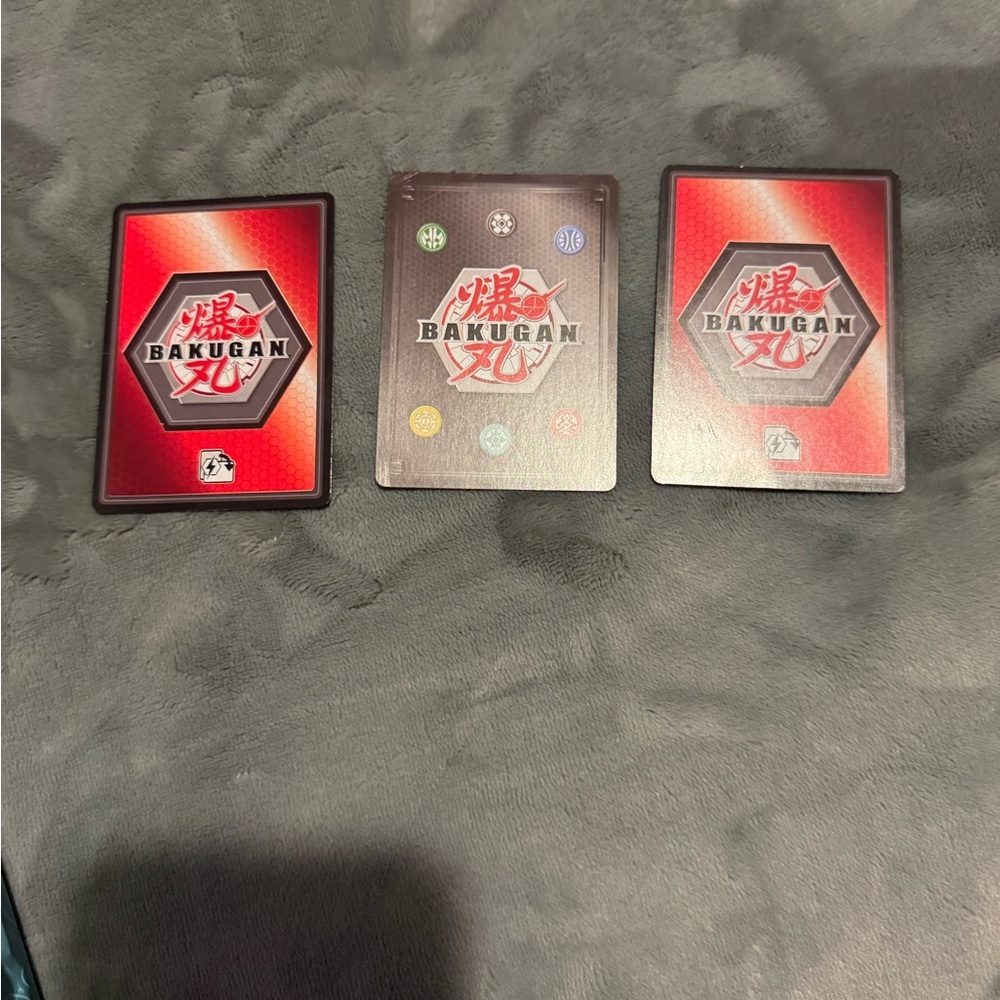 Bakugan Trading Cards - Red and Black